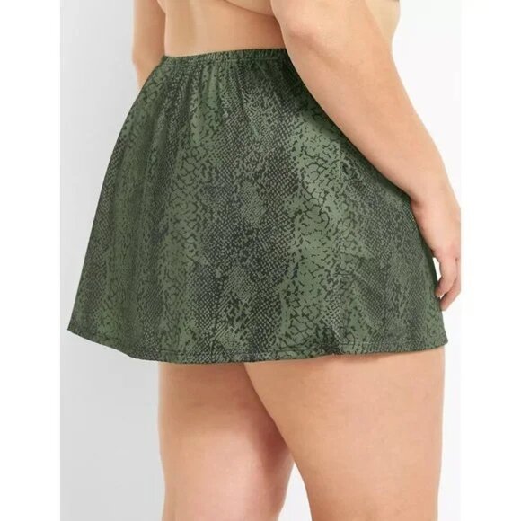 Lane Bryant Slitted Swim Skirt 20 - Picture 3 of 3